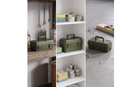 Hard-Sided Heavy-Duty with Handle Lockable Secure Carrying Case for Amateur Fixers, Home Repairs, Work