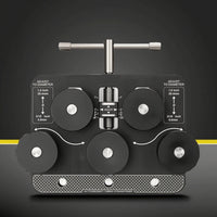 Adjustable Handheld Tubing Straightener Aluminum Tubing Straightener Tool Roller Equipment T-Handle for Auto Mechanics, Garage