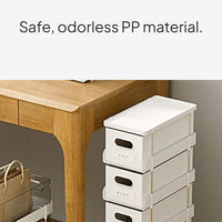 Slim 4-Tier Drawer Storage Cart, Mobile Gap Cabinet