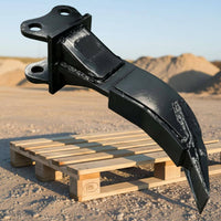 Excavator Ripper Coated Finish Construction Equipment Black Metal