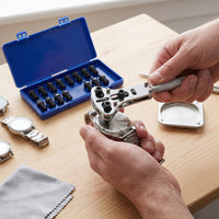 Watch Back Case Opener Tool Kit for Battery Replacement and Repair