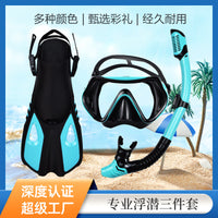 Snorkeling Set with Mask, Snorkel, and Fins