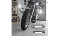 Chrome LED Guard Bar Light Long-Lasting Motorcycle LED Light with Mounting Strips Lightweight Crash Bar Lights Auxiliary