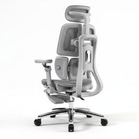 High-Rear Rolling Chair Adjustable Support Ergonomic High-Rear Mesh Recliner 360-Degree Rotate Reclining Function