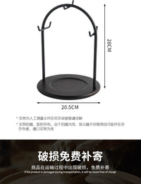 咖啡杯碟田园风复古北欧高级感高颜值带杯架陶瓷杯碟组合套装批发