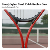 Solo Practice Set Untwisting Design Self Practice Tennis Set Fillable Base Practice Tool for Beginners, Students, Indoor, Fitness Exercise, Backyard
