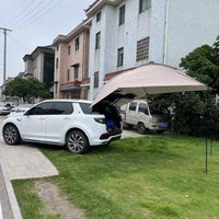拉布塔便携车尾帐篷 汽车车边帐篷 户外野营多人防雨遮阳凉棚