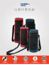 三能新款红酒保温袋手提圆筒牛津布保温包葡萄酒冰袋礼品现货批发