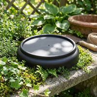 Plant Trays and Drip Tray for Outdoor Plants, Resin Plant Saucers with Raised Feet, Heavy Duty Pot Saucer for Household Gardening Areas