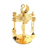 Spoon Rack with Spoons Mirrored Swan Spoon Holder Decorative for Tea Table