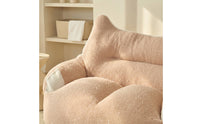 Soft Leisure Chair Padded Bean Bag Sofa Low-to-the-Ground Floor Lounger Cushioned for Gamers, Bedroom, Living Room, Play Area, Balcony
