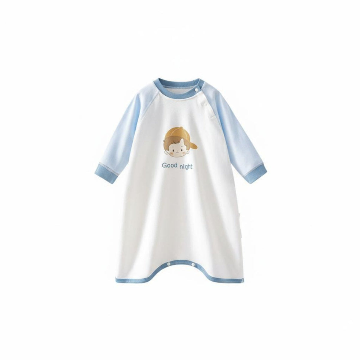 Soft and Comfortable Convertible Sleep Gown Long Sleeve Infant Sleepwear Machine Washable Wearable Blanket Cartoon Print for Infants, Toddlers, Parents, Bedtime, Rest Time, Restping, Nursery