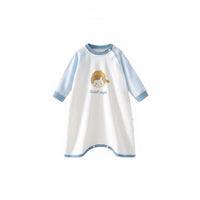 Soft and Comfortable Convertible Sleep Gown Long Sleeve Infant Sleepwear Machine Washable Wearable Blanket Cartoon Print for Infants, Toddlers, Parents, Bedtime, Rest Time, Restping, Nursery