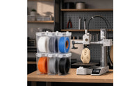 6 Pieces 3D Printer Filament Storage Box Moisture-Resistant Filament Storage Box Dust-Protected Clear for Makers, Desktop