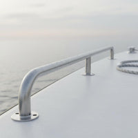 Stainless Steel Boat Handrail Yacht Guardrail Aquatic Grab Bar Anti-Rust Boat Grab Handle Sturdy Duty