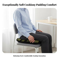 C-Shaped Shaped Seat Pad All Seasons Use Non-Slip Dining Chair Cushion Soft and Comfortable Cushiony Animal Print Chair Cushion for Office Workers
