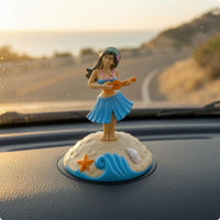 Hawaiian Dance Performer Dashboard Ornament Leis Necklace Hawaiian Dance