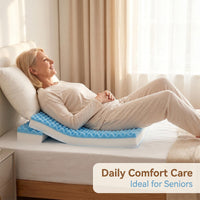 Egg Crate Foam Mattress for Pressure Sore Prevention, Removable Wedge Cushion