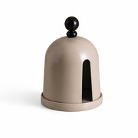 Tissue Box with Finial Glossy Dispenser Vertical for Bedside Table