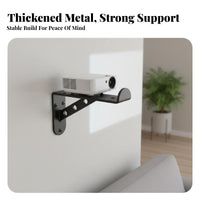 Heavy-Duty Lipped Bracket High Load-Bearing Capacity Shelf Support for Warehouse