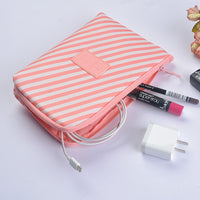 Multi-functional Electronic Organizer Pouch for Cables, Mouse, and Toiletries