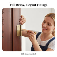 vintage brass Surface-Mount Hinge Detachable Furniture Hardware long-finaling