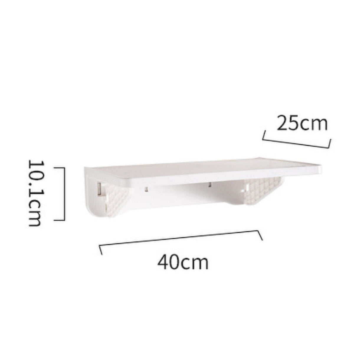 Wall Mounted Folding Shelf Heavy Duty No Floating Shelf for Entryway
