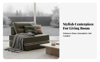 Tofu Block Sofa Nordic Design Interchangeable Seating Reconfigurable Scuffwithstandant for Hosts, Homeowners, Lounge Area