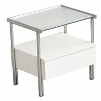 Cylindrical Bedside Table Modernist Design Nightstand Modern Minimalist for Adults