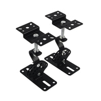 2 Pieces Adjustable Speaker Wall Mount 360° Rotation Swivel Ceiling Speaker Hanger Easy Installation for Studio