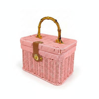 Imitation Rattan Basket Textured for Gift Presentation
