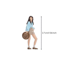 Painted Model People Realistic Features Mini Figurine for Collecting