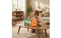Hand-Eye Coordination Wooden Pounding Toy Hands-on Pounding Bench with Mallet Double-Sided Hammer Toy with Pegs Child-Centered for Toddlers, Kids, Playroom, Preschool