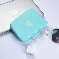 Multi-functional Electronic Organizer Pouch for Cables, Mouse, and Toiletries