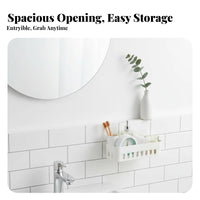 Adhesive Wall Rack Multi-Purpose Adhesive Caddy with Drawer Versatile Use