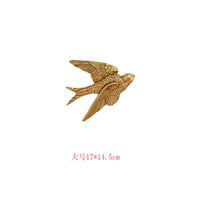 European Retro Flying Swallow Wall Decor for Living Room and Bedroom