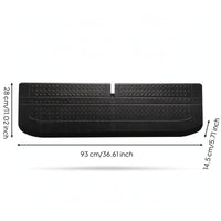 Rear Trunk Box with Handle Low-Profile Car Trunk Organizer Cargo Organizer Textured Heavy-Duty for Road Trips