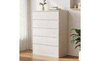 5-Drawer Dresser Practical Vertical Dresser Floor-Standing Cabinet with Five Drawers for Living Room