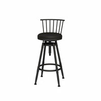 Adjustable Swivel Stool with Backrest Heavy-Duty Frame Adjustable Swivel Stool