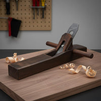 Ebony Wood Plane Easy Assembly Manual Push Planer for Beginners