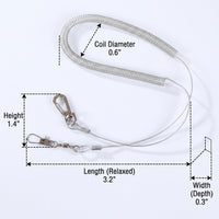 Parrot Flying Leash and Bite-Resistant Leash, Coiled Foot Loop Outdoor Accessory, Travel Leash for Large Parrots