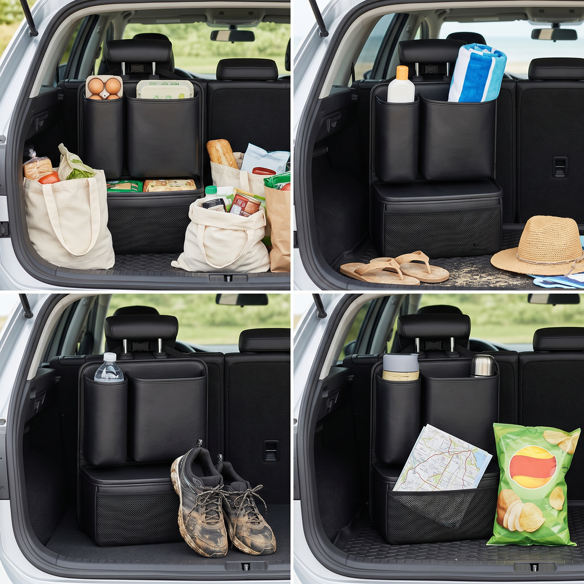 Car Backseat Organizer and Trunk Storage Bag