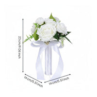 Handheld Bridal Floral Arrangement Does Not Wilt Floral Decor Easy to Keep