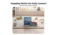 12 Books Point-and-Read Storybooks Educational Interactive Audio Book Set