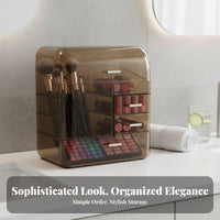 Stackable Cosmetic Drawer Box Multi-Compartment Compartmentalized Storage Box