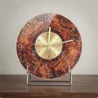 Vinyl Vinyl-Inspired Timepiece Creative Design Bauhaus Aesthetic Timepiece