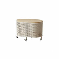 Light Luxury Design Upholstered Shoe Rack Bench Movable Entryway Stool Cream aesthetic Home Organization With Storage Shelf for Families, Homeowners, Renters, Hallway, Living Room, Bedroom, Closet