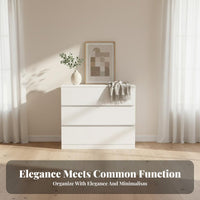 Minimalist aesthetic 5-Drawer Chest Modern Design Storage Furniture sturdy Wood Legs chest of drawers Rounded Corners for Homeowners, Families, Students, Bedroom, Study Room, Office, Hallway