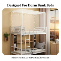 Bunk Bed Net Fully Enclosed Dorm Bed Tent Easy Installation for Adults