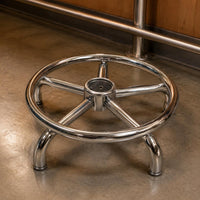 Chrome Bar Stool Base Screw Mount Chrome Stool Base Polished Shiny